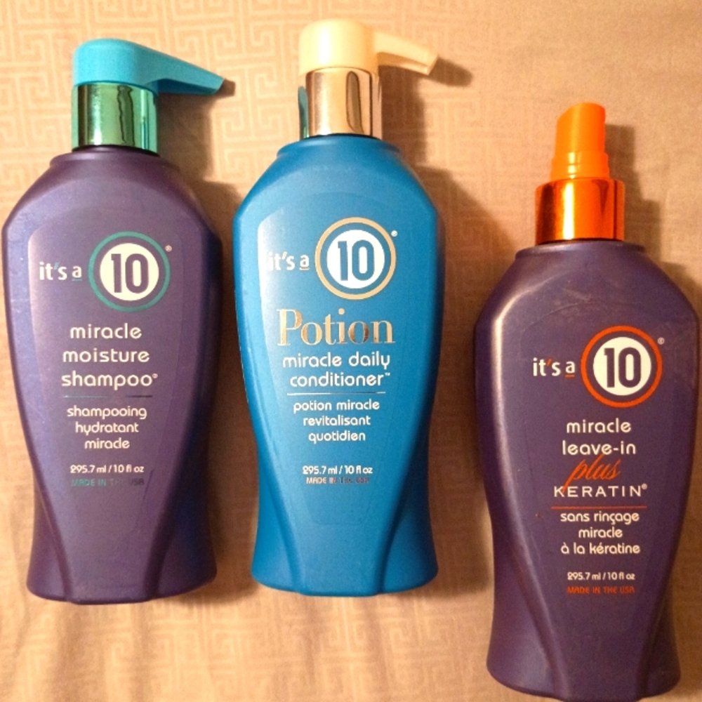 It's a 10 3pc Haircare Package